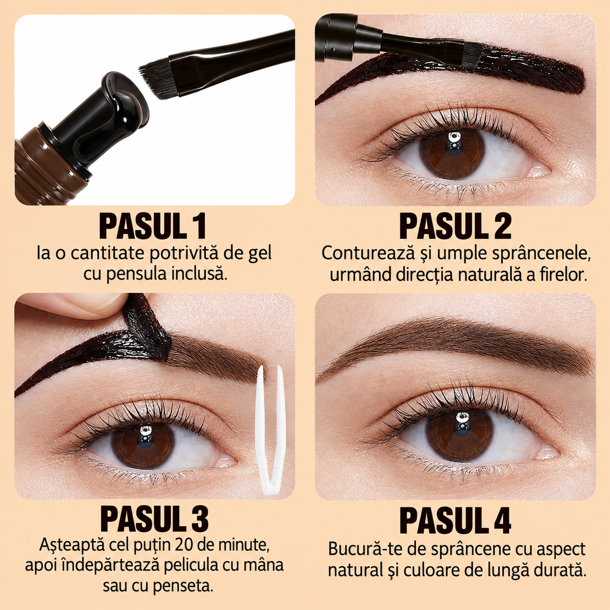 Gel pentru Sprâncene Perfecte