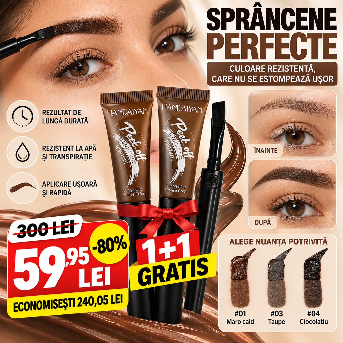 Gel pentru Sprâncene Perfecte