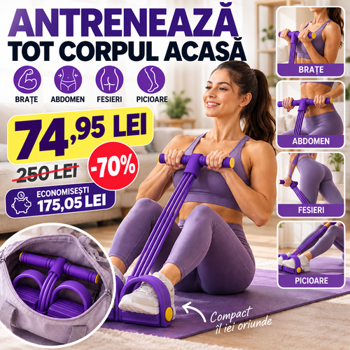 Benzi de rezistență cu pedale inovative