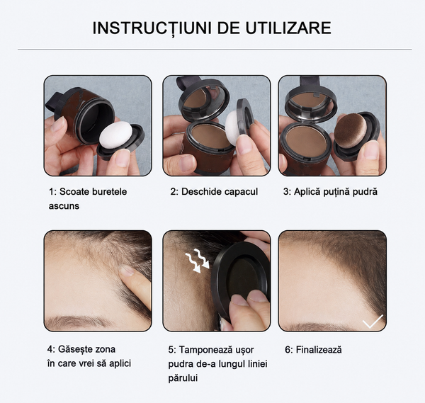 Pudră Magică pentru Păr Perfect