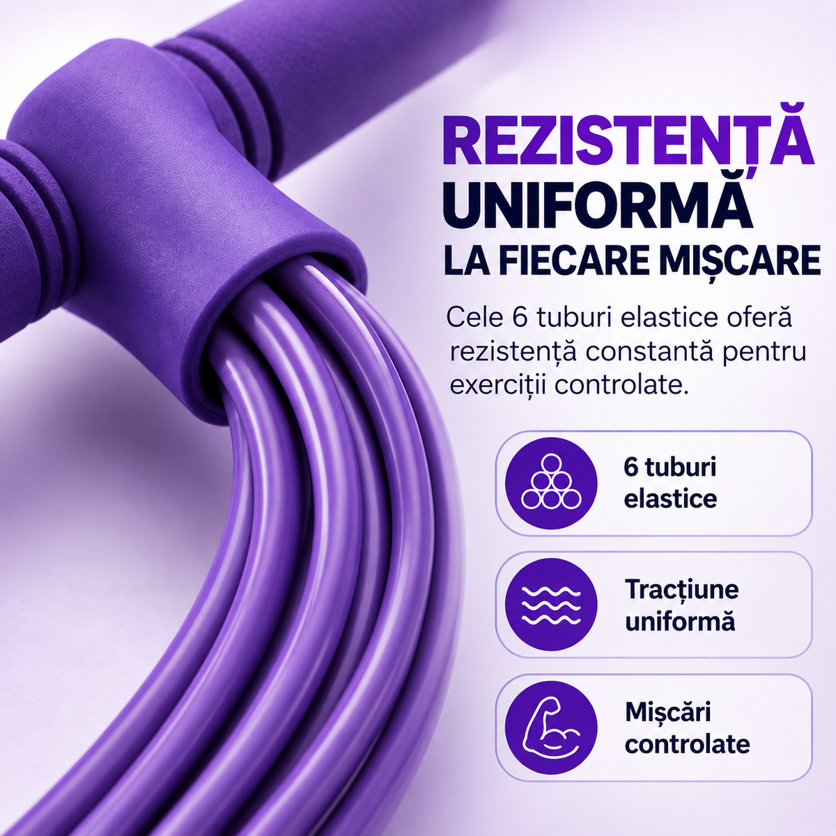 Benzi de rezistență cu pedale inovative